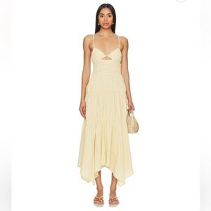 NWT REVOLVE SNDYS Tahlia Dress in Yellow